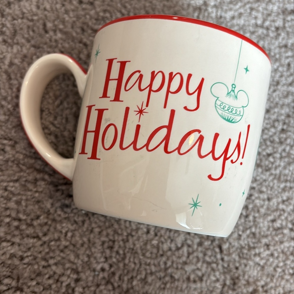 Vintage style Disney Parks holiday mug - Picture 2 of 3
